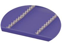 Insti-Grip Gray use w/B-Lok Divided Tray (Pair)