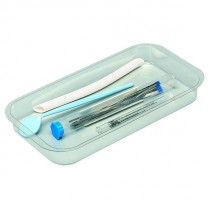 Zirc Tub Slide Tray Flat  Clear