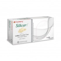 Cranberry Silkcare Pf Latex Gloves X-Large (100)