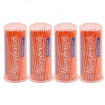 Microbrush Peach Regular (100)