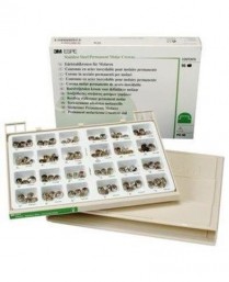 3M Stainless Steel Crown Permanent Molar Kit (96)