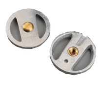 Hanau Metal Mounting Plate Zinc Pair