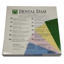 Rubber Dam 6X6 Blue Med