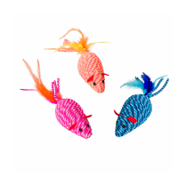 EPR SPOT Elasteeez Mouse/Feather Asst Cat Toy