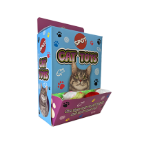 EPR SPOT CAT Colourful Plush Mice Toy DISPLAY 96ct