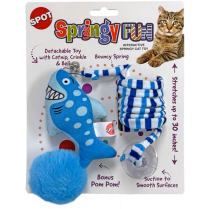 EPR SPOT CAT Twisted Fun Shark & Pom Pom Asst Toy