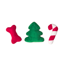 SPOT HOLIDAY 3pc Dog Gift Set Med 6" Asst