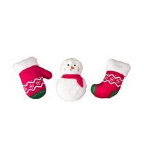 SPOT HOLIDAY 3pc Dog Gift Set Lg 8" Asst