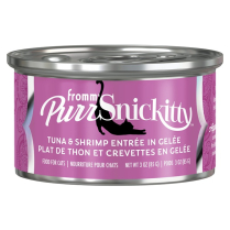 FROMM PurrSnickitty CAT CAN Tuna & Shimp in Gelee 12/3oz
