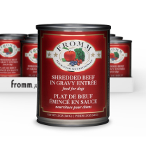 FROMM 4-Star DOG CAN Shredded Beef in Gravy 12/13oz