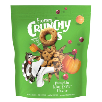 FROMM Crunchy O's Pumpkin Kran POW Dog Treats 26oz (5)