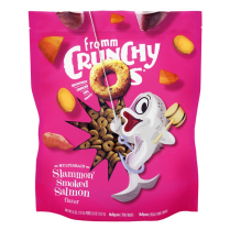 FROMM Crunchy O's Slammon Smoked Salmon Dog Treats 26oz (5)