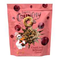 FROMM Crunchy O's CranLiver Kaboom! Treats 26oz (5) NEW