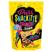 FROMM Purrsnackitty CAT Crunch Salmon CTN 6x3oz (4) NEW