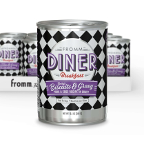 FROMM Diner DOG CAN Betty's Pork & Eggs in Gravy 12/12.5oz