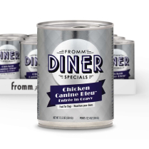 FROMM Diner DOG CAN Chicken Canine Bleu in Gravy 12/12.5oz