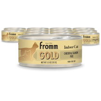 FROMM Gold CAT CAN Indoor/Hairball Ckn&Salmon Pate 12/5.5oz