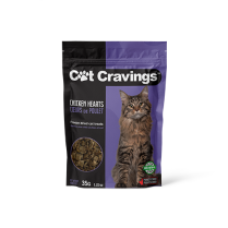 PIN Cat Cravings Freeze Dried Chicken Hearts 35g (24)