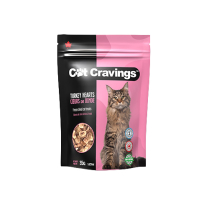 PIN Cat Cravings FD Turkey Heart Treat 35g (24) NEW