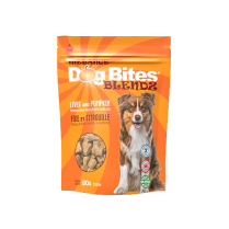 PIN Dog Bites FD Beef Liver & Pumpkin Treats 100g (12) NEW