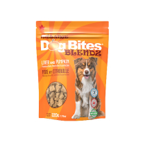 PIN Dog Bites FD Beef Liver & Pumpkin Treats 220g (12) NEW