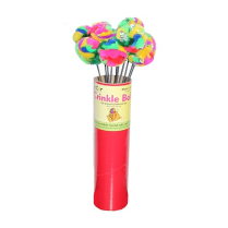 CANCOR #800 Cat Toy Breeder Wand w/Pom Tube JUG 12ct