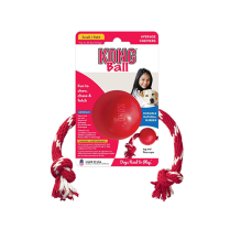 KONG Ball w/Rope Dog Toy Small