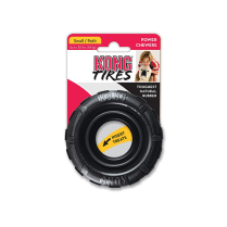 KONG Tires Dog Toy (Black) Small