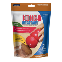 KONG Marathon Peanut Butter 2pk Dog Treat Large