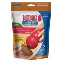 KONG Marathon Peanut Butter 2pk Dog Treat Medium