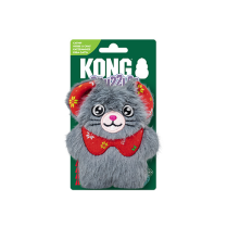 KONG HOLIDAY CAT Snuzzles Mouse Grey