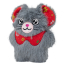KONG HOLIDAY CAT Snuzzles Mouse Grey