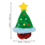 KONG HOLIDAY CAT Crackles Christmas Tree Green