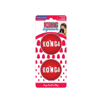 KONG Signature Balls 2pk Dog Toy Medium