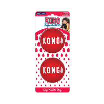 KONG Signature Balls 2pk Dog Toy Large