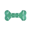 KONG Squeezz Dental Bone Dog Toy (Teal) Medium