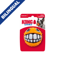 KONG Grinz Puffer Fish Dog Toy Medium