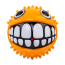 KONG Grinz Puffer Fish Dog Toy Medium
