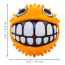 KONG Grinz Puffer Fish Dog Toy Medium
