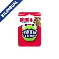 KONG Grinz Frog Dog Toy Medium