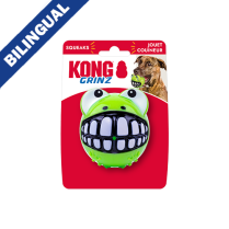 KONG Grinz Frog Dog Toy Large