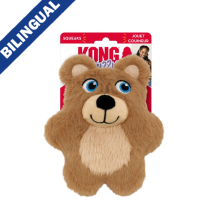 KONG Snuzzles Kiddos Teddy Bear Dog Toy Small