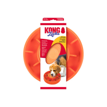 KONG Licks Mealtime Interactive Feeder Bowl (Orange) Large