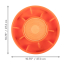 KONG Licks Mealtime Interactive Feeder Bowl (Orange) Large