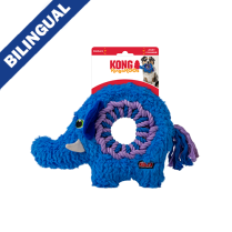 KONG Ringaroos Elephant Dog Toy Medium