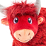 KONG Toughz Highland Cow Dog Toy Medium