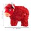 KONG Toughz Highland Cow Dog Toy Medium
