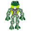 KONG HOLIDAY Knots Bow Tie Frog LG/XLG