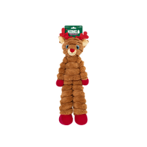 KONG HOLIDAY Shakers Crumples Reindeer Red XLG