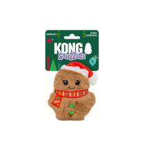 KONG HOLIDAY Snuzzles Mini Santa Gingerbread XS